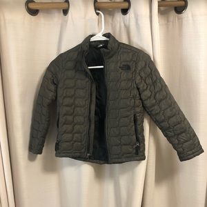 Olive Green North Face Puffer